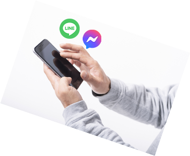 03 興味を示した経営者とLINE等ですぐにTOP同士をお繋ぎ